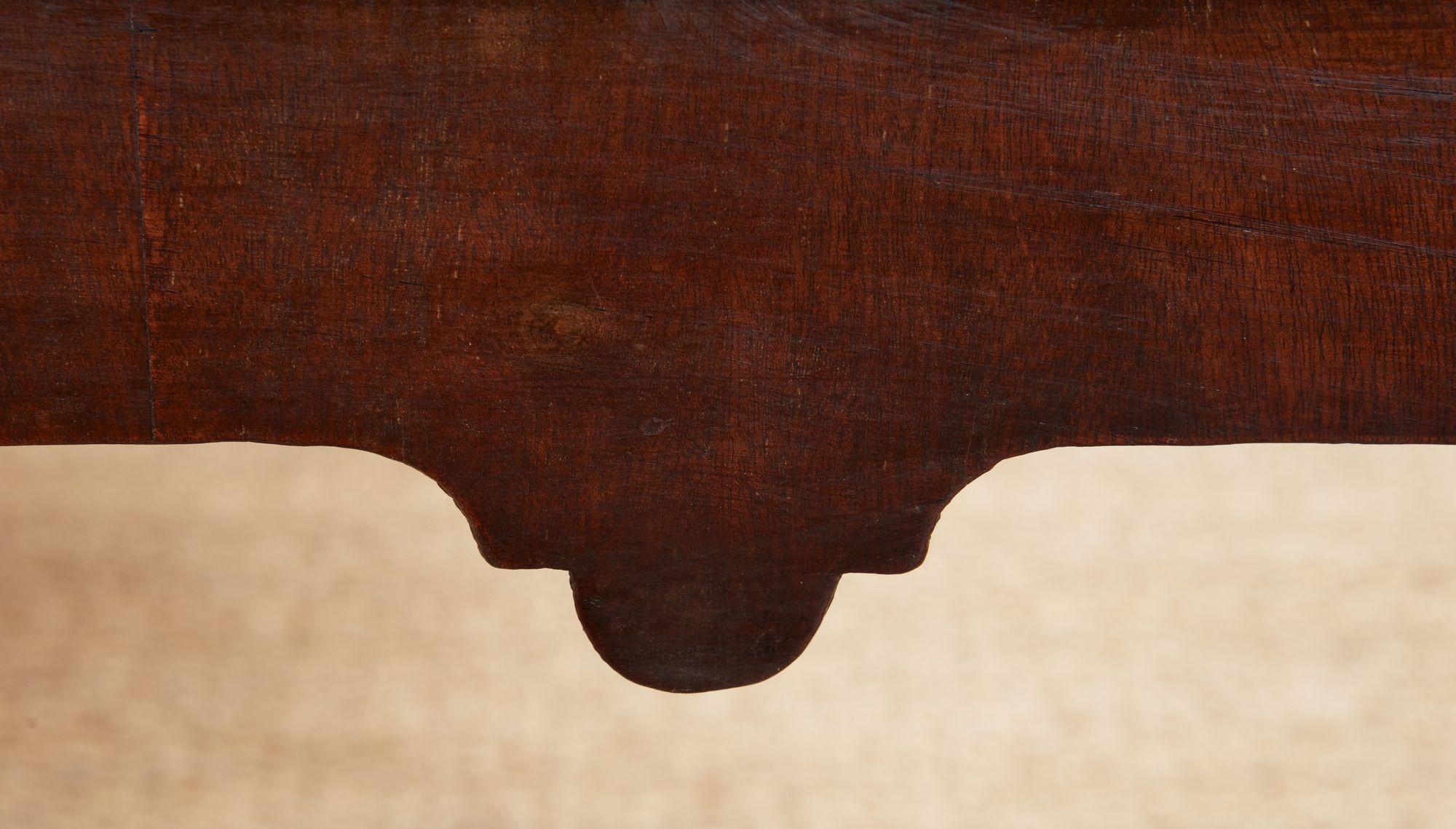 Irish Georgian Mahogany Tea Table For Sale 10