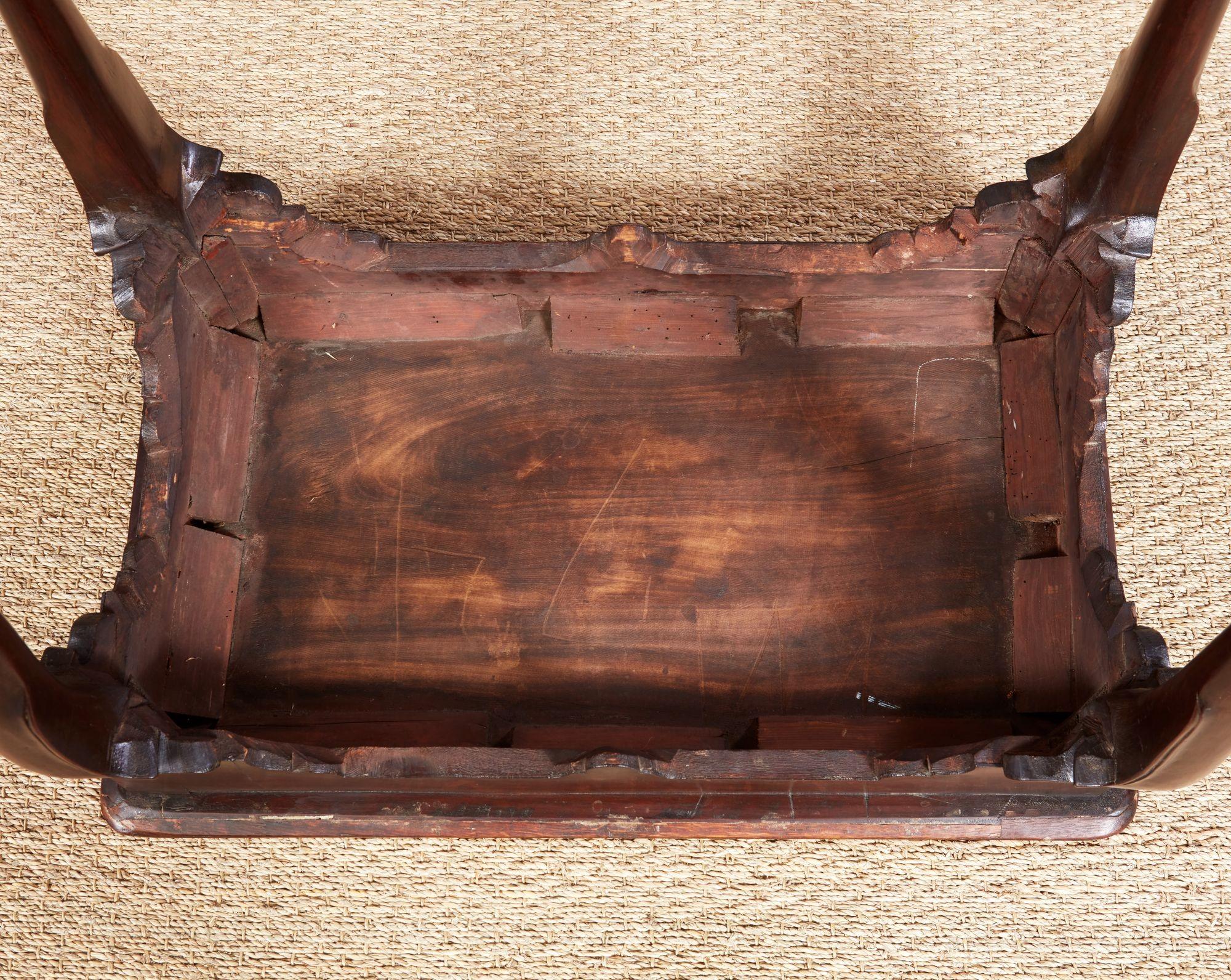 Irish Georgian Mahogany Tea Table For Sale 12