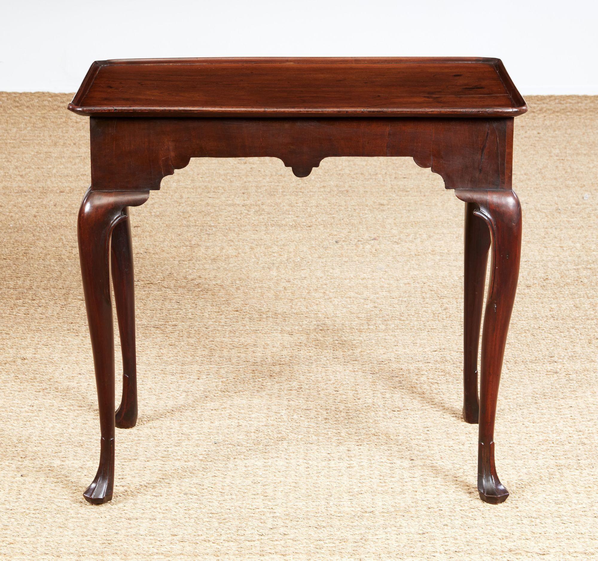 George II Irish Georgian Mahogany Tea Table For Sale
