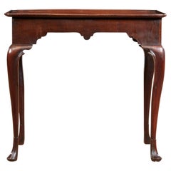Mesa de té irlandesa georgiana de caoba
