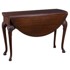 Irish Georgian Style Drop Leaf Table