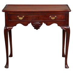 Irish Georgian Tea Table with Dished Tray Top