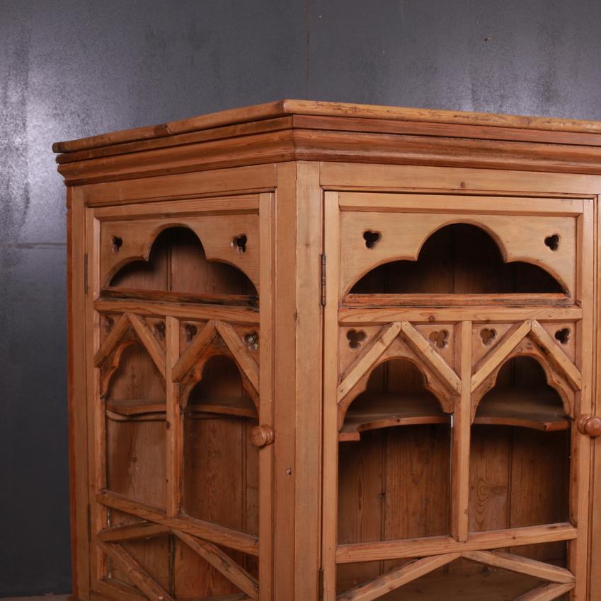 Unusual 19th century Irish Gothic pine side cabinet/buffet, 1840.



Dimensions
73.5 inches (187 cms) wide
20.5 inches (52 cms) deep
44.5 inches (113 cms) high.