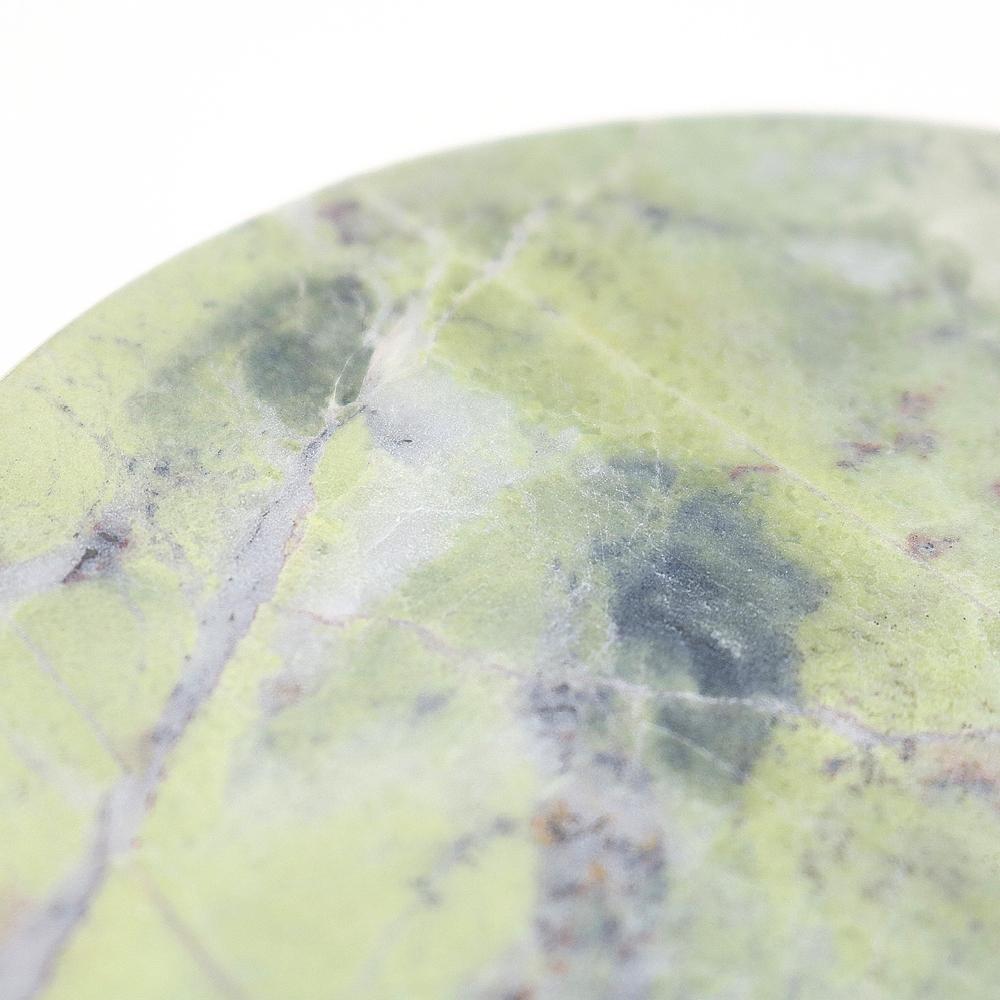 European Irish Green Marble Base, Small, 15W Wireless Charger For Sale