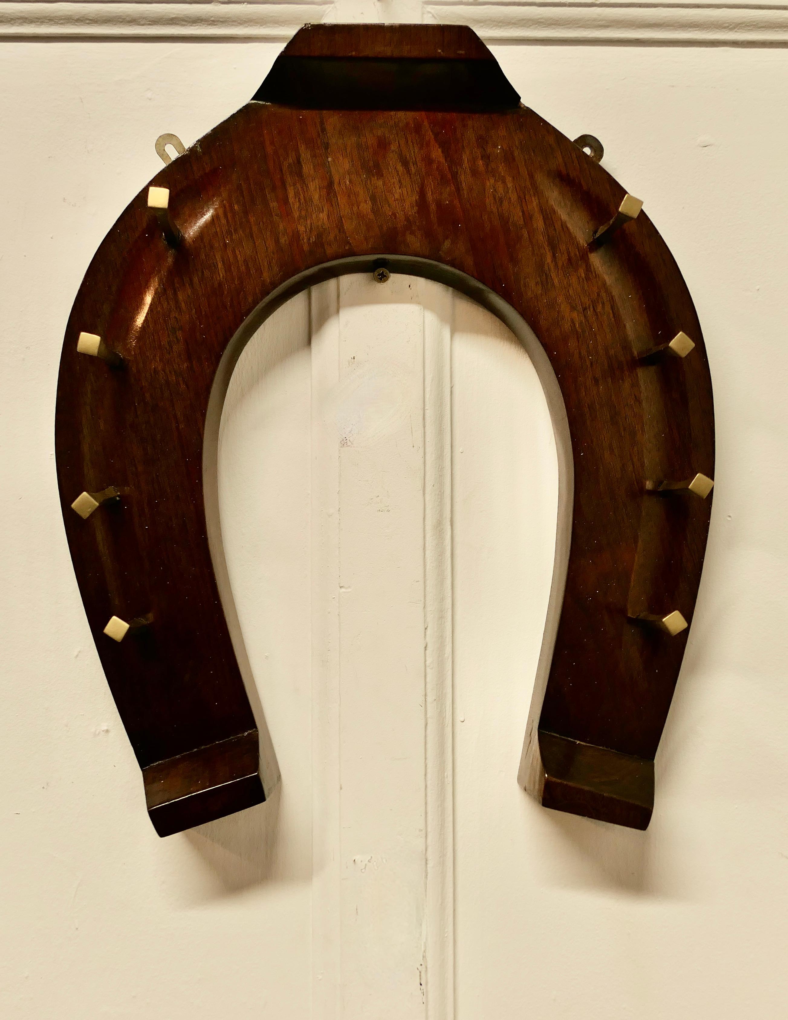 horseshoe rack farrier