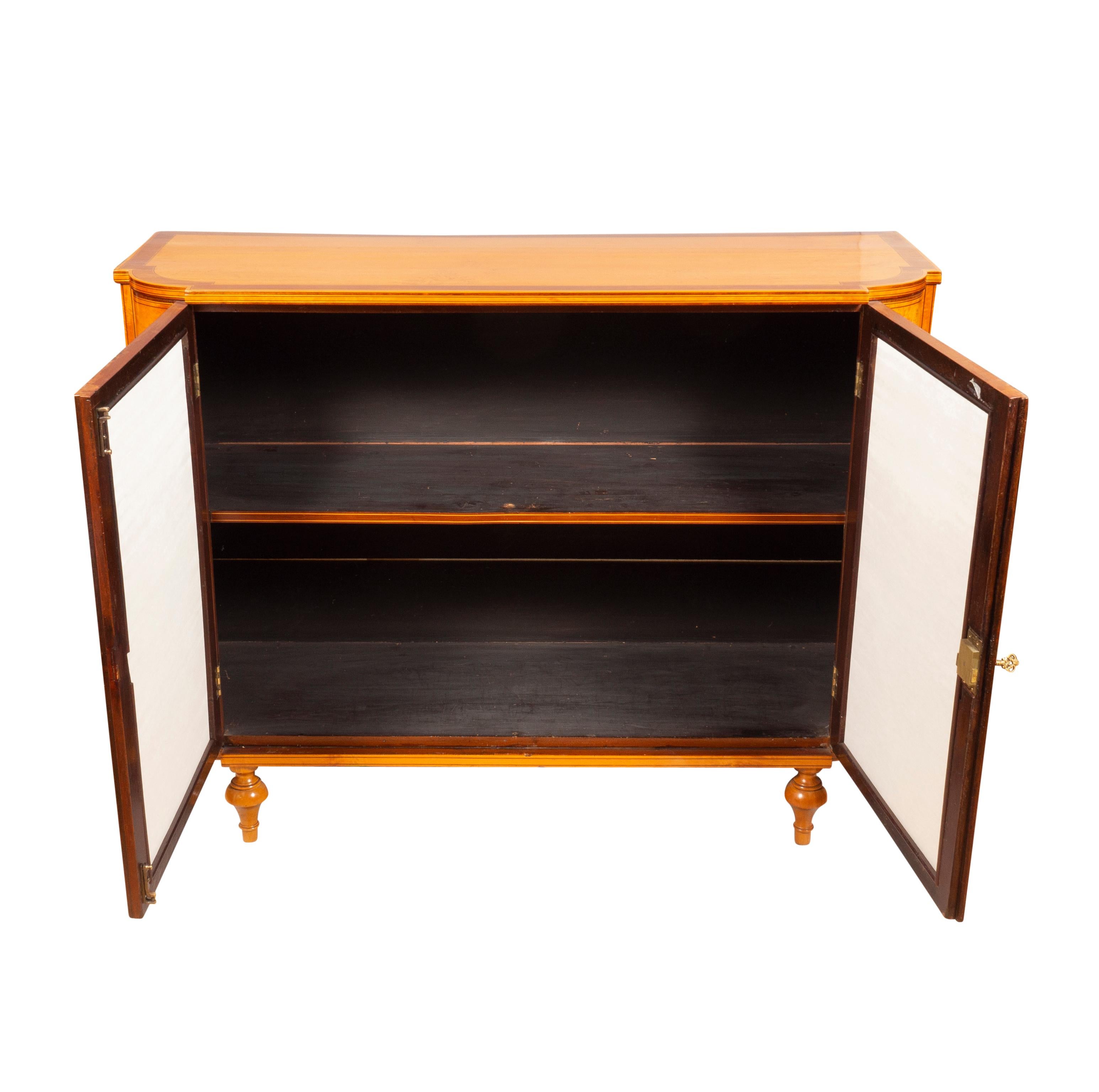 Irish Late George III Satinwood and Amaranth Side Cabinet For Sale 10