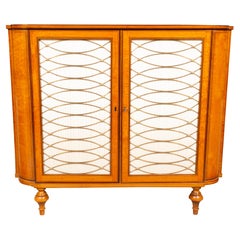 Irish Late George III Satinwood and Amaranth Side Cabinet