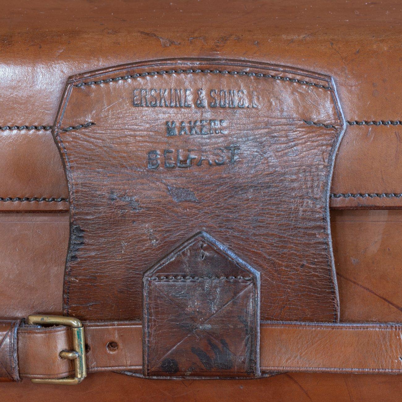 Irish Leather Trunk, circa 1900 4