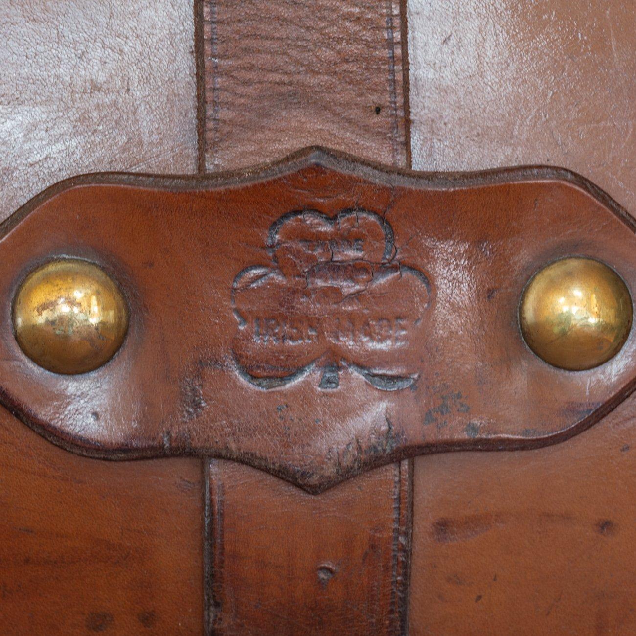 Irish Leather Trunk, circa 1900 7