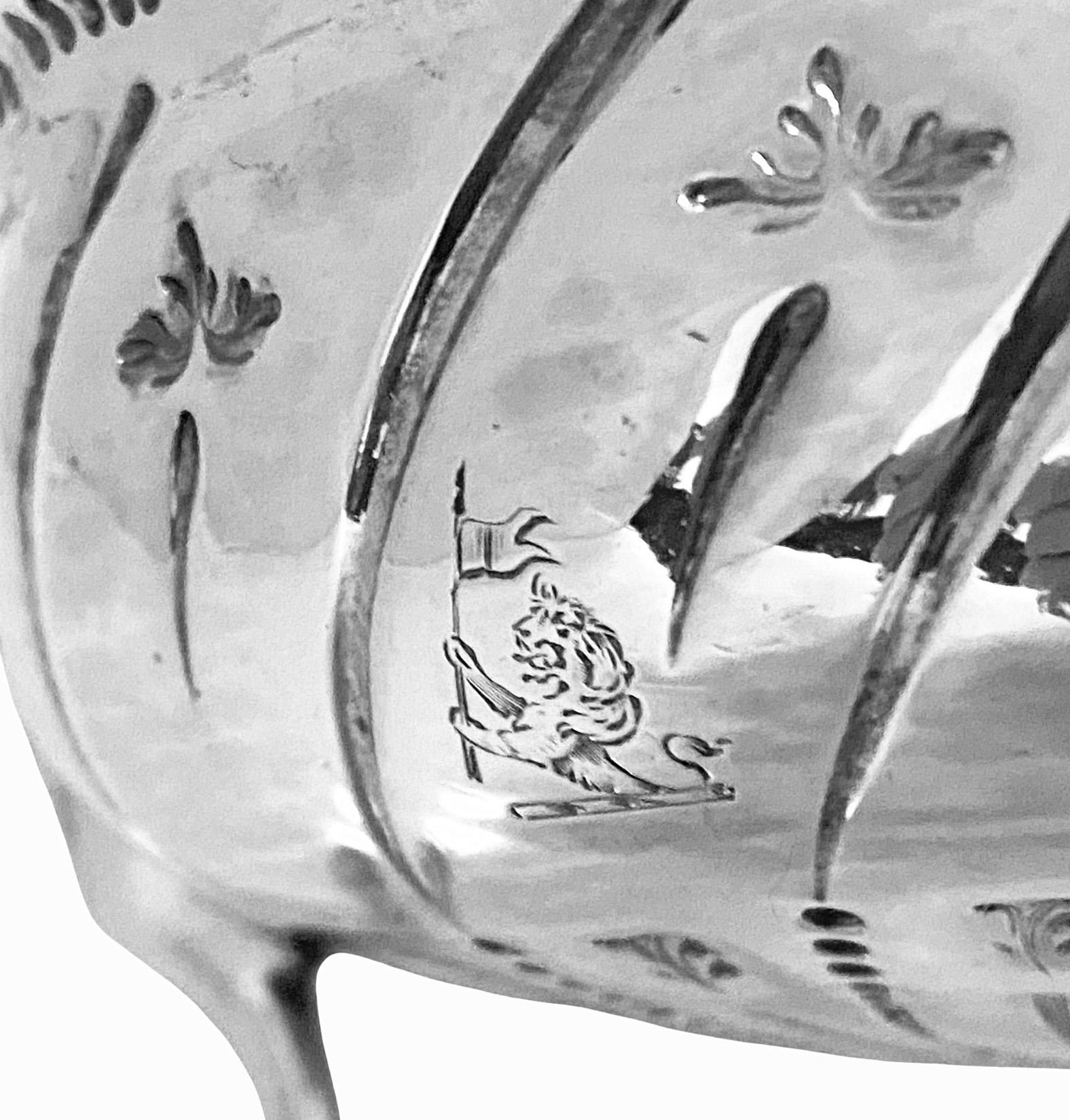 Irish Limerick Provincial Silver Sugar Bowl John Hackett C.1780 4