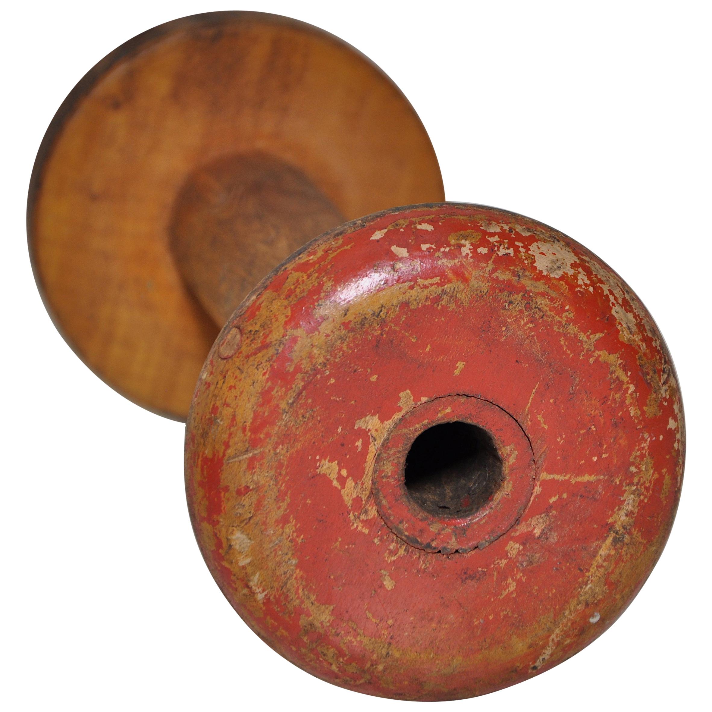 Antique Wooden Bobbin Spools For Sale on 1stDibs