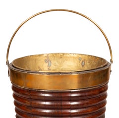 Irish Mahogany Peat Bucket