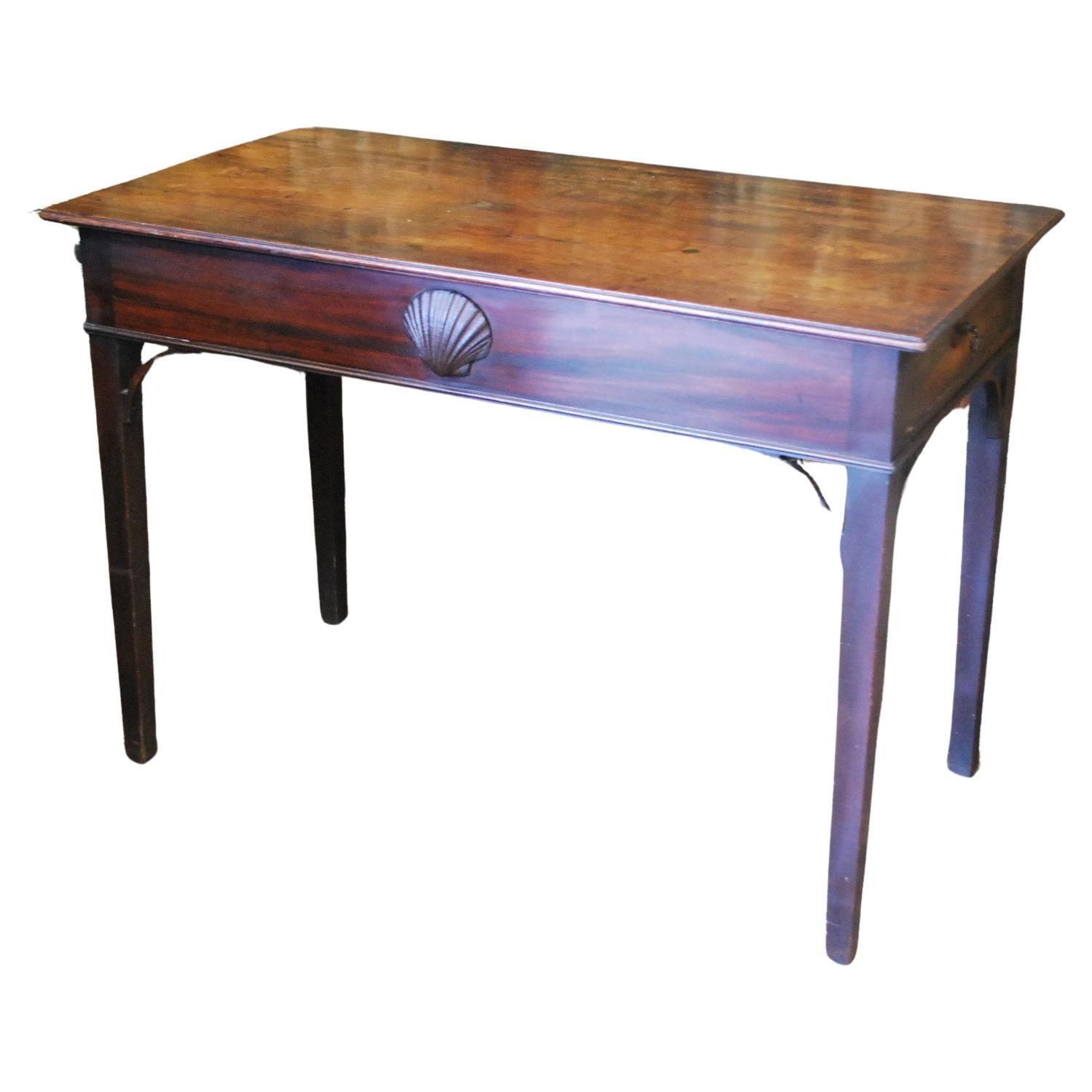 Irish mahogany side table