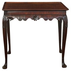 Irish Mahogany Silver Table, Mid 18th Century