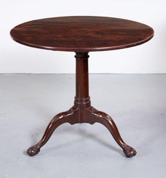 Irish Mahogany Tea Table