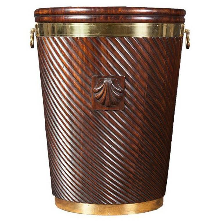 Irish Mahogany Turf Bucket For Sale at 1stDibs bucket of turf, irish