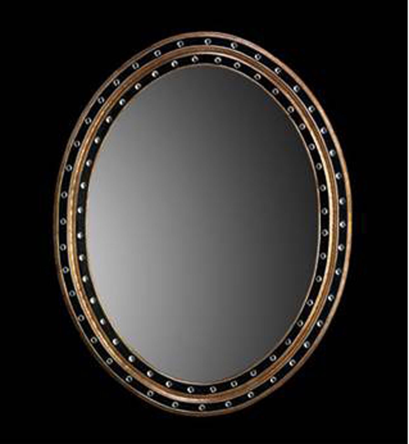 Northern Irish Irish Oval Mirror For Sale