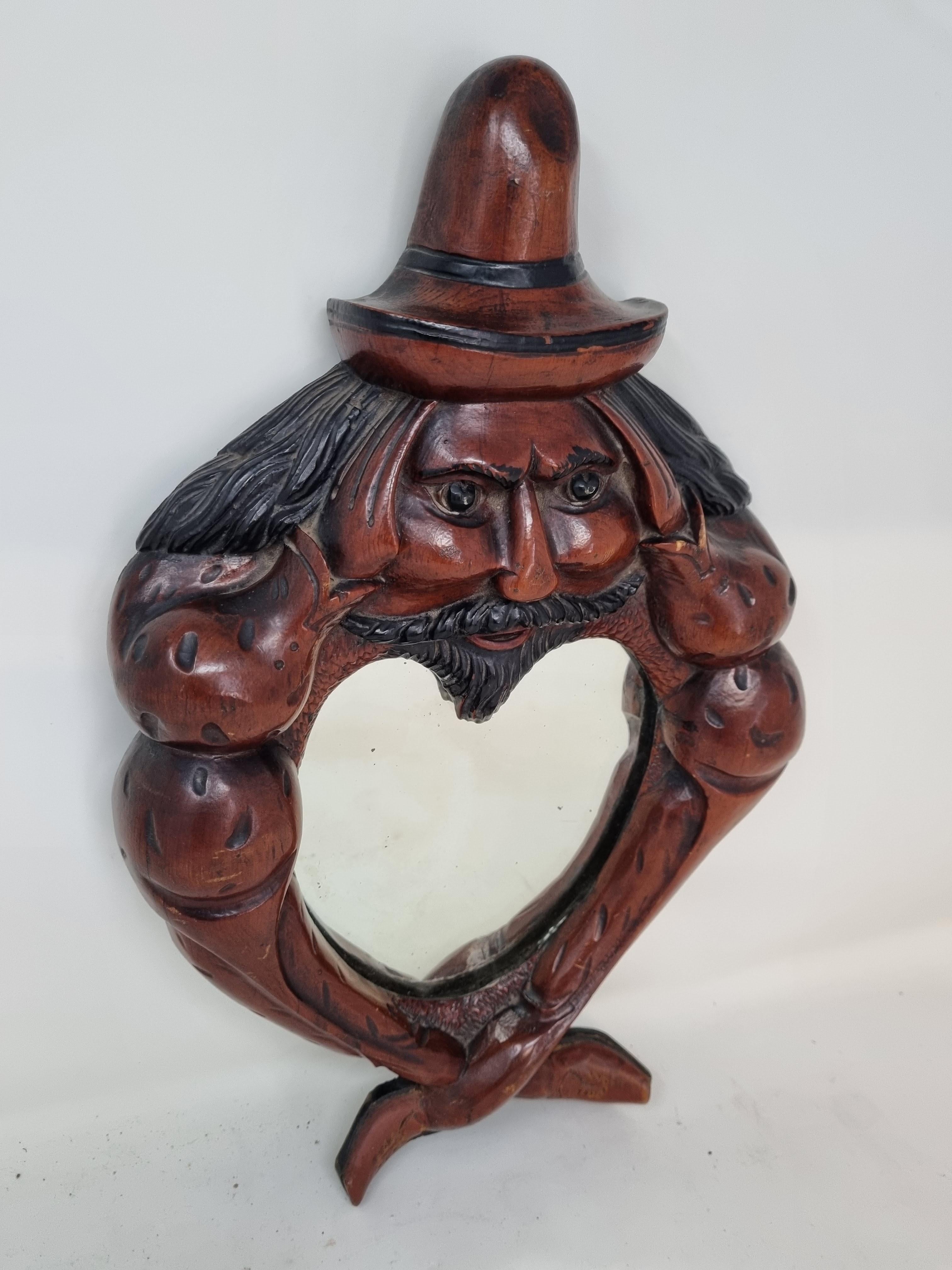 Irish Picture Frame with Heart Shaped Mirror For Sale 5