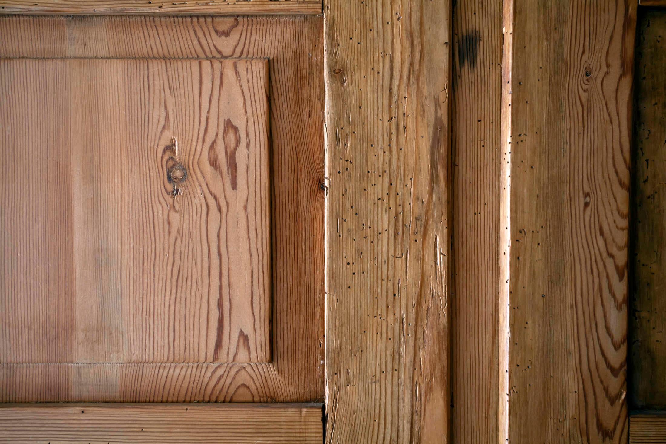 British Colonial Irish Pine Armoire