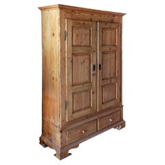 Antique Irish Pine Armoire