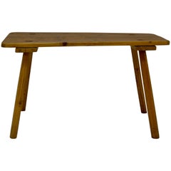 Irish Pine End Table or Bucket Bench