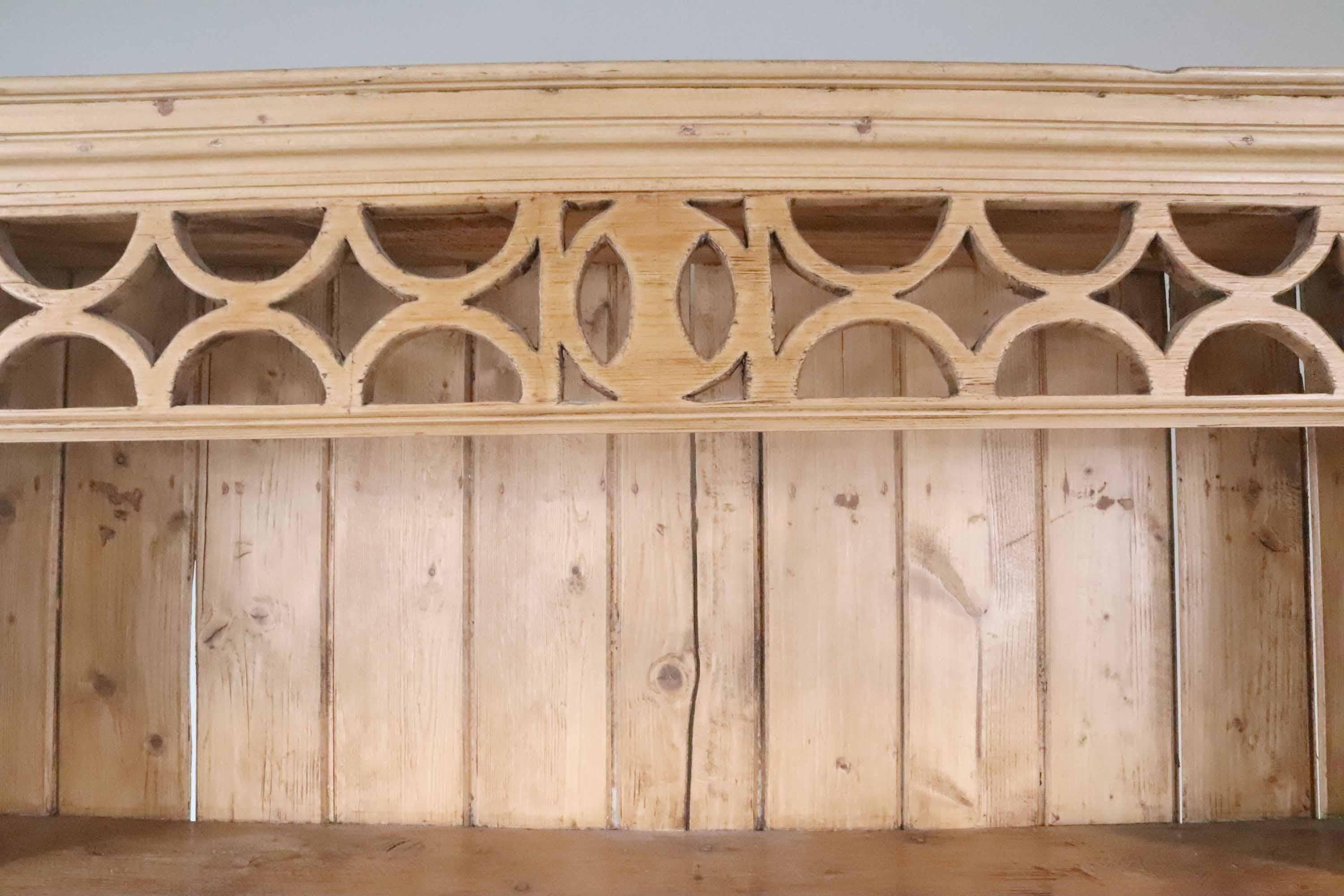 Irish Pine Step-back Cupboard, 19th Century 2