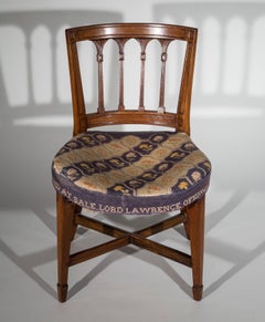 Antique Georgian Regency Needlework Tub Chair For Sale At 1stdibs