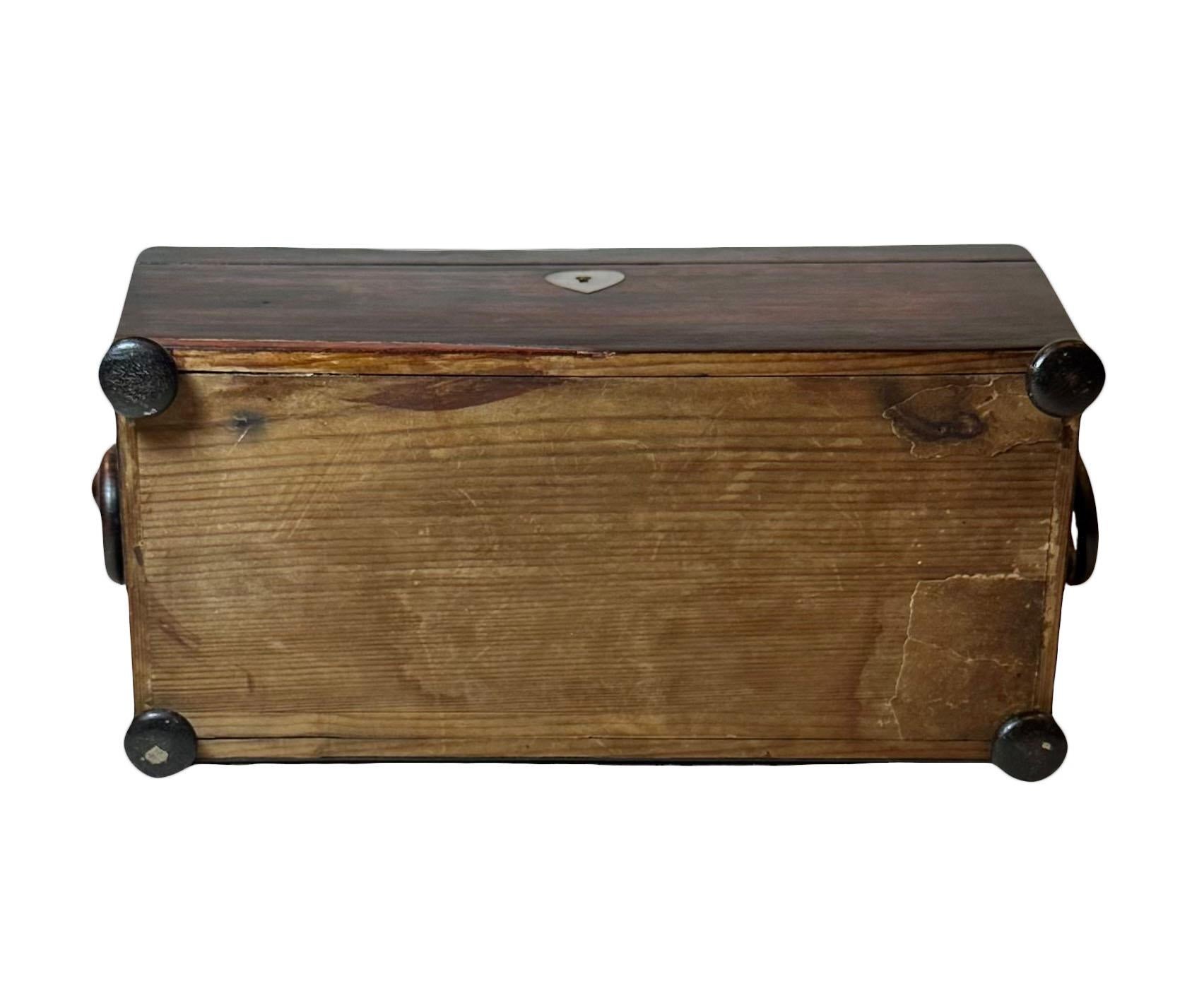 Irish Regency Tea Caddy For Sale 5