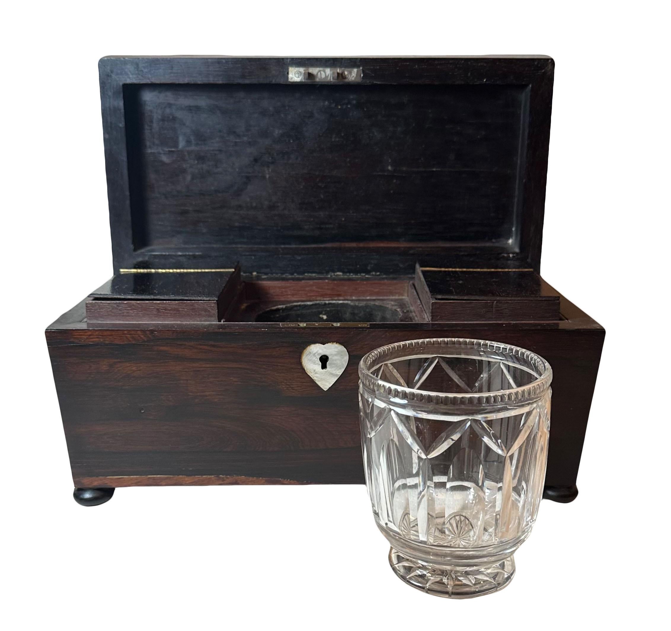 Late 19th Century Irish Regency Tea Caddy For Sale