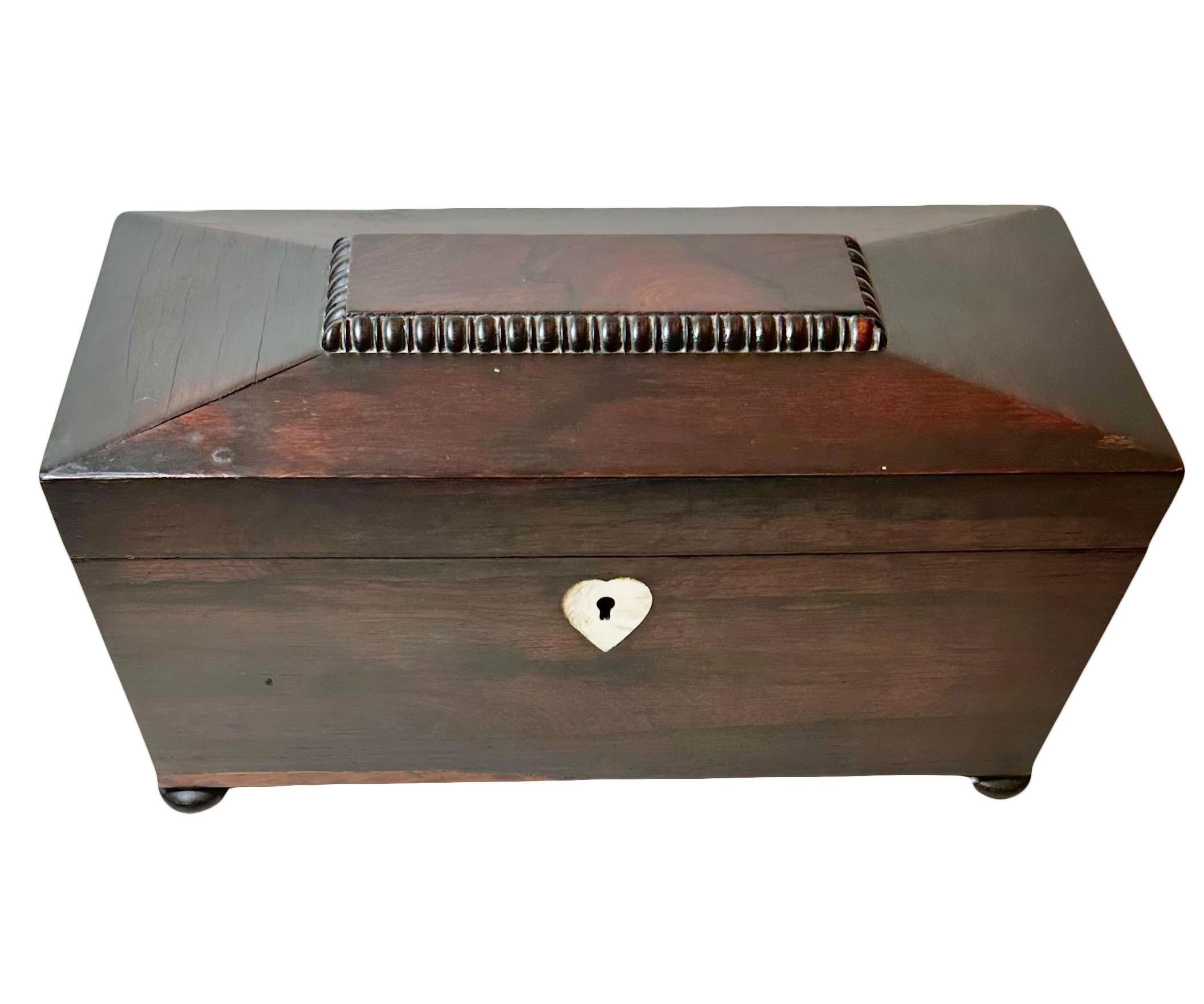 Irish Regency Tea Caddy For Sale 2