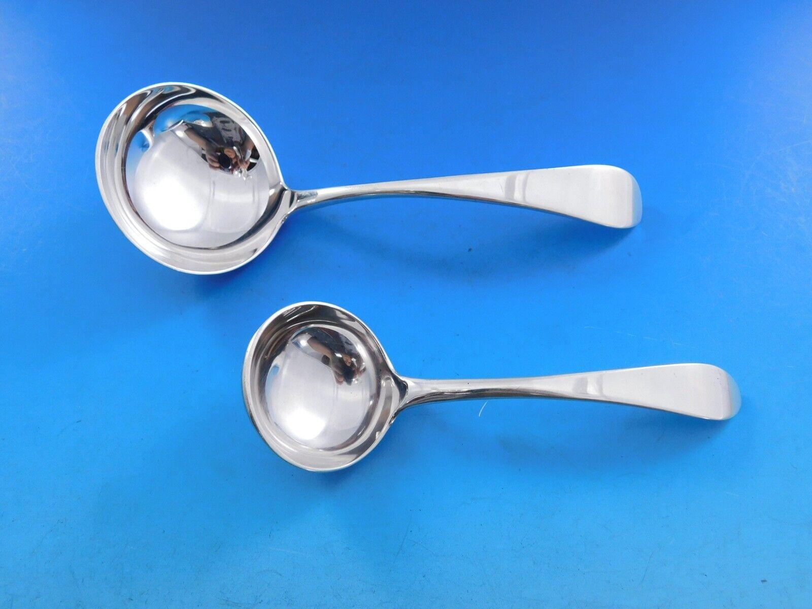 Irish Rib by James Robinson Sterling Silver Flatware Dinner Service 8 Set 80 pcs en vente 4