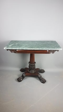 Irish Rosewood and Mahogany Console Table, Early 19th Century