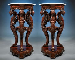 Irish Rosewood Pedestals
