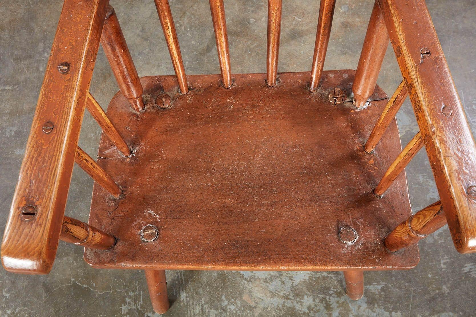 Rustico Windsor rustico irlandese con schienale a bastone in vendita