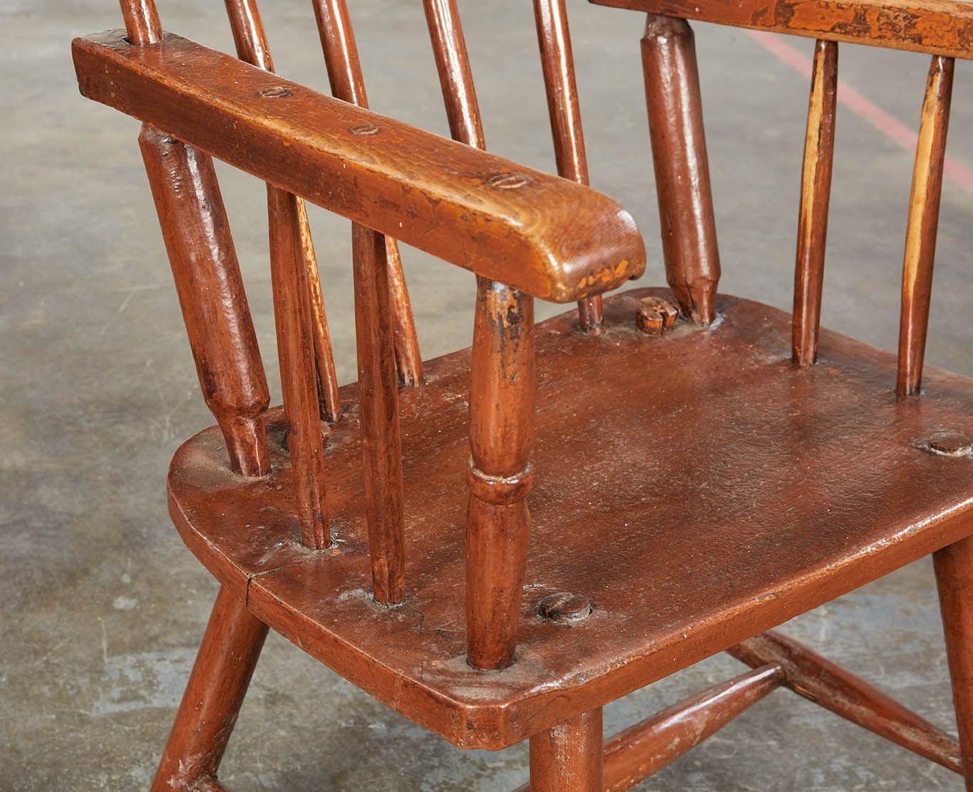 Irlandese Windsor rustico irlandese con schienale a bastone in vendita