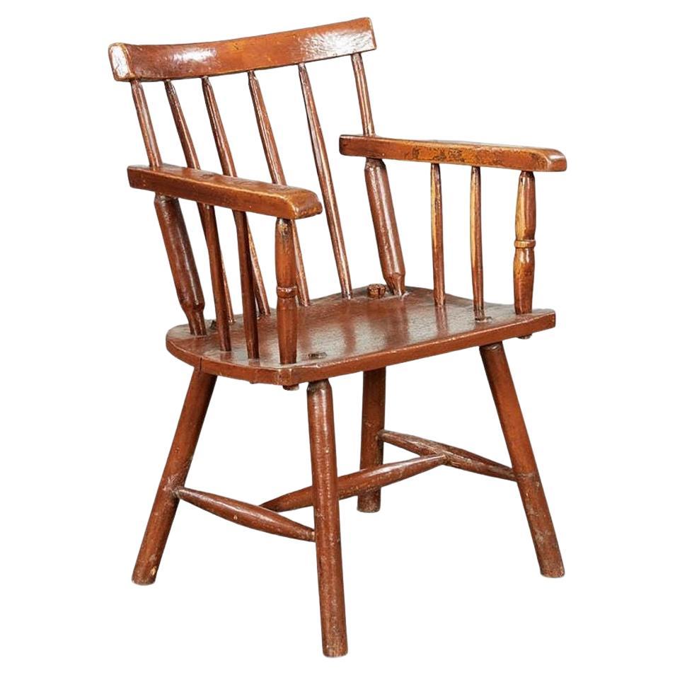 Windsor rustico irlandese con schienale a bastone