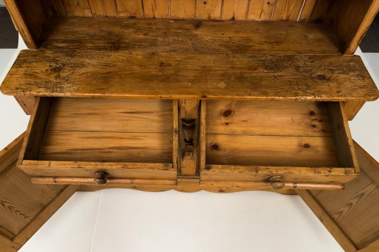 Irish Scrub Pine Cupboard at 1stDibs