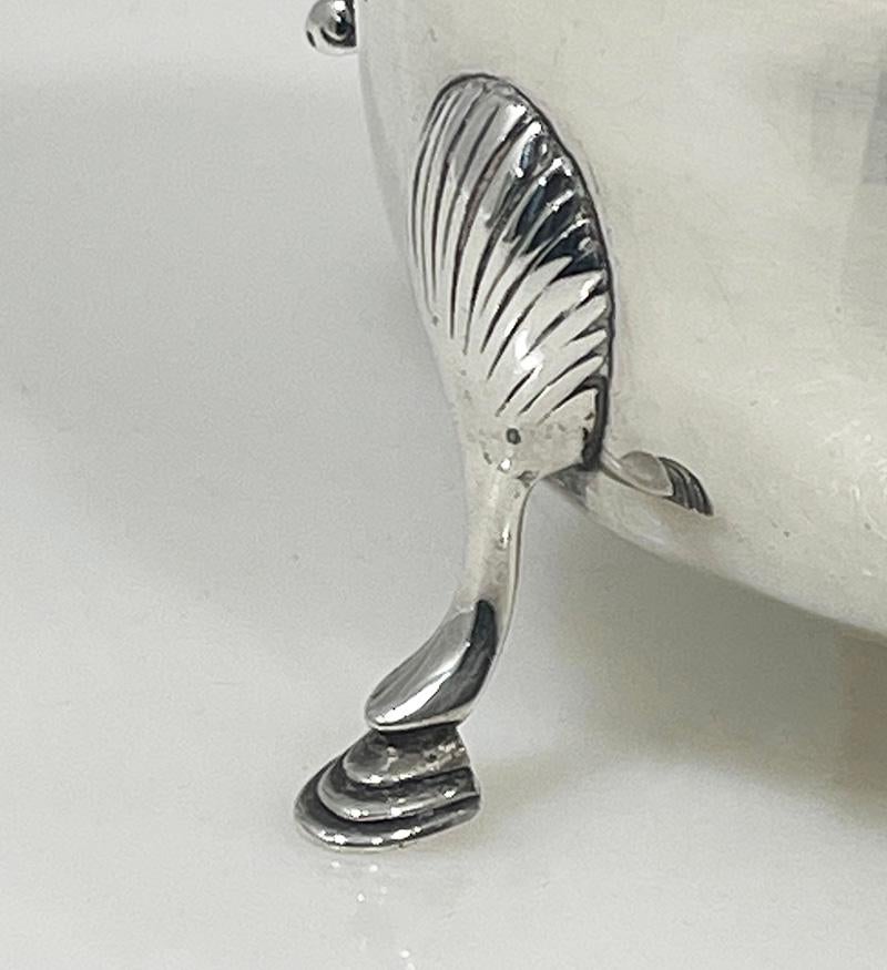 Salsera de plata irlandesa de West & Son, Dublín, 1920 en Bueno estado para la venta en Delft, NL