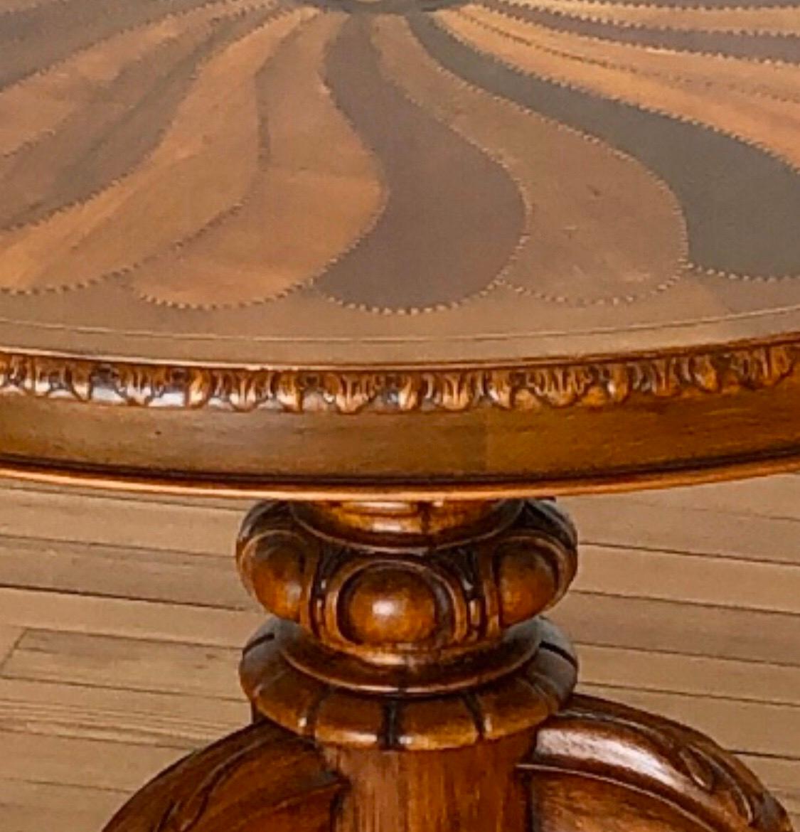Table ronde à plateau basculant de style Ceylan britannique, 19e siècle Bon état - En vente à Charleston, SC