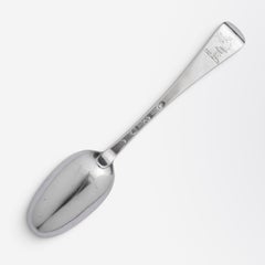 Irish Sterling Silver Tablespoon with Dragon Crest
