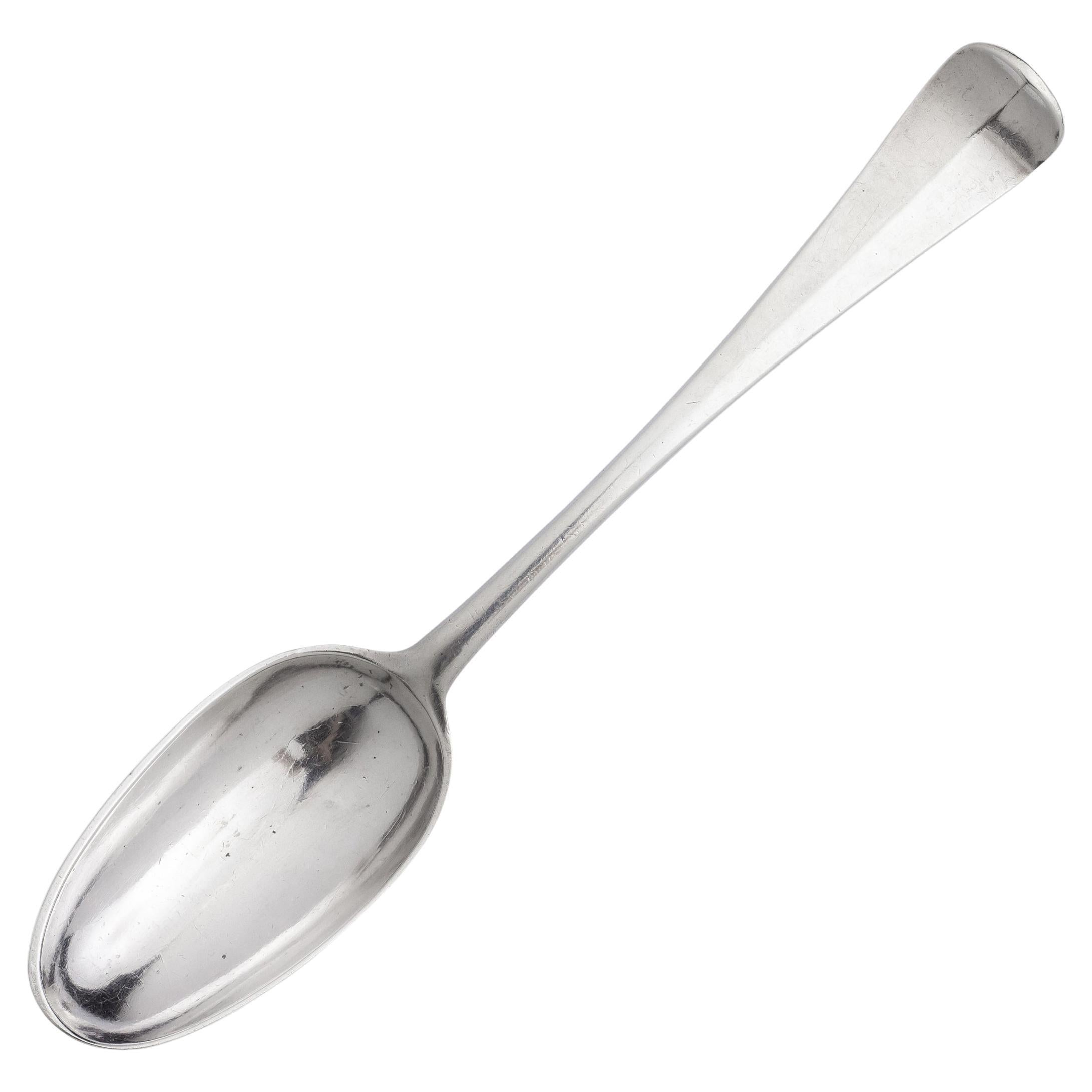 Cucchiaio da tavola irlandese in argento sterling con stemma del drago