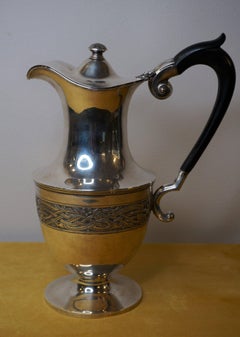 Brocca da vino irlandese in argento sterling, Weir & Sons Dublin, 1917