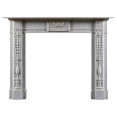 Irish Style Statutory Marble Fireplace