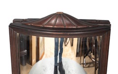 Irish Victorian Mahogany Butlers Mirror