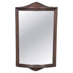 Irish Victorian Mahogany Butlers Mirror