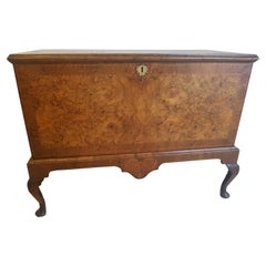 Irish Walnut George 1 Silver Chest