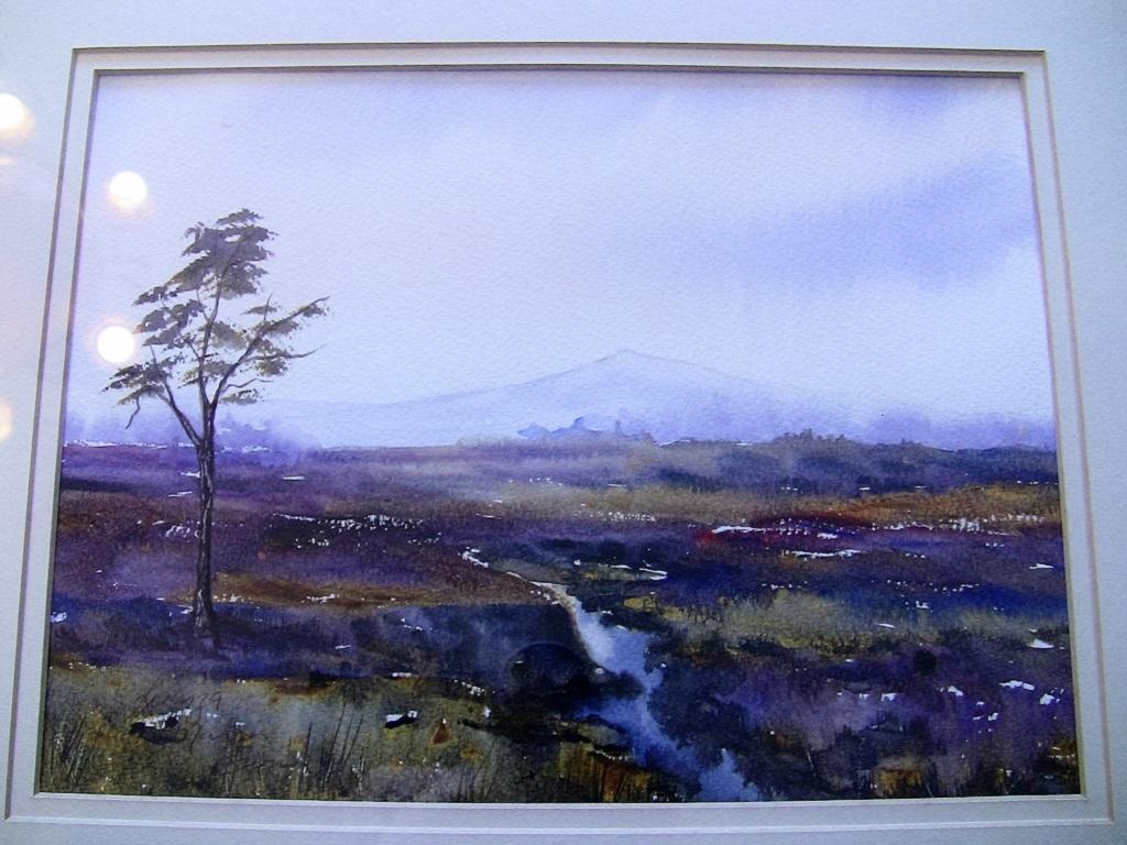 Irish Watercolor by L Burns of Croghan Bog 2
