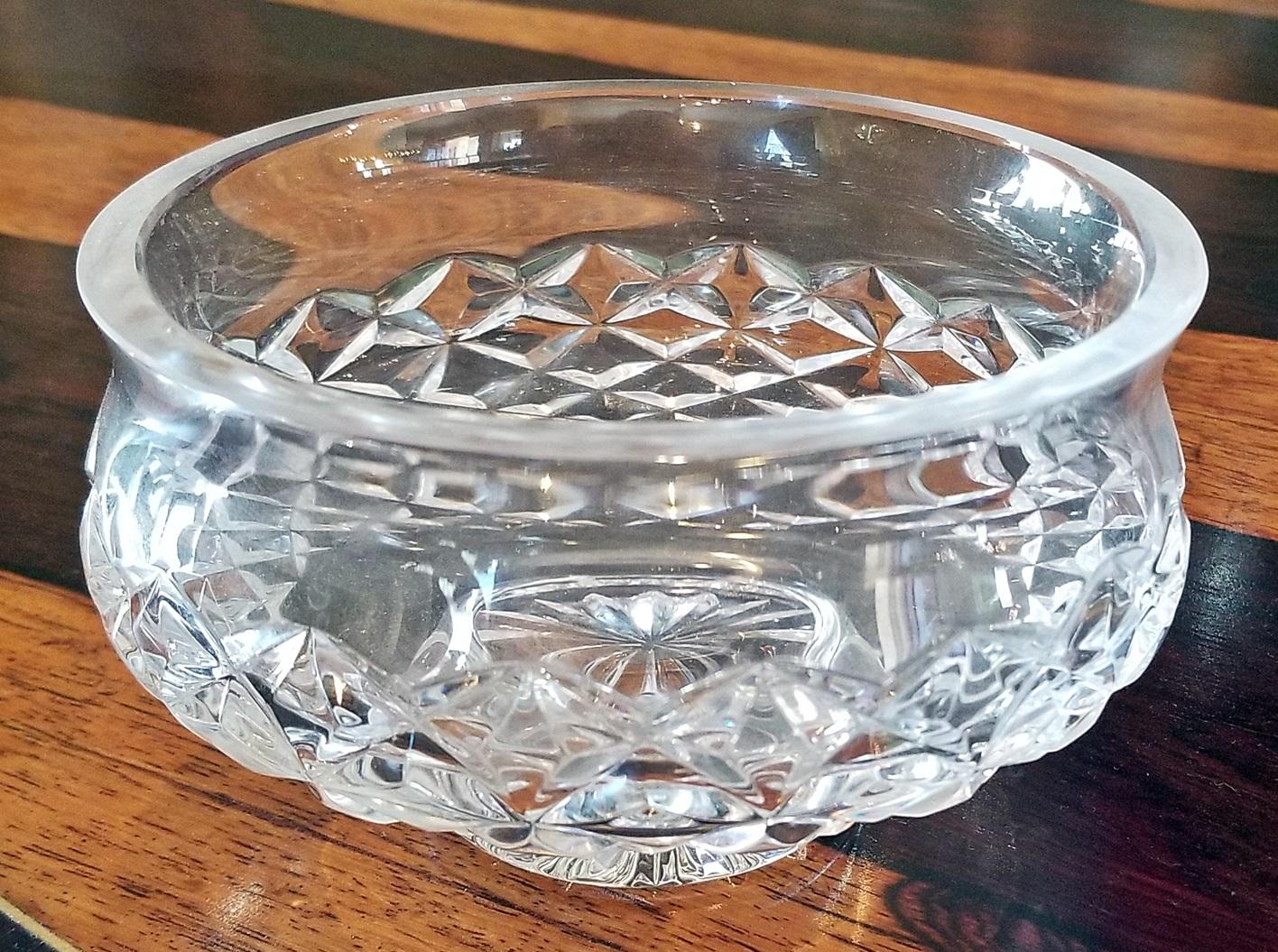 Irish Waterford Crystal Bowl Comeragh Pattern For Sale 1