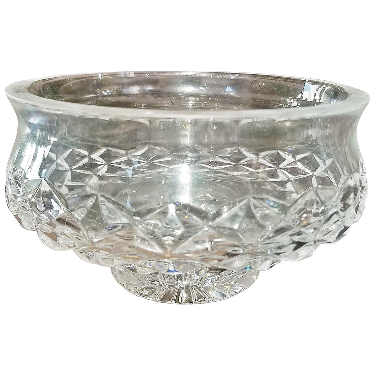 Irish Waterford Crystal Bowl Comeragh Pattern For Sale