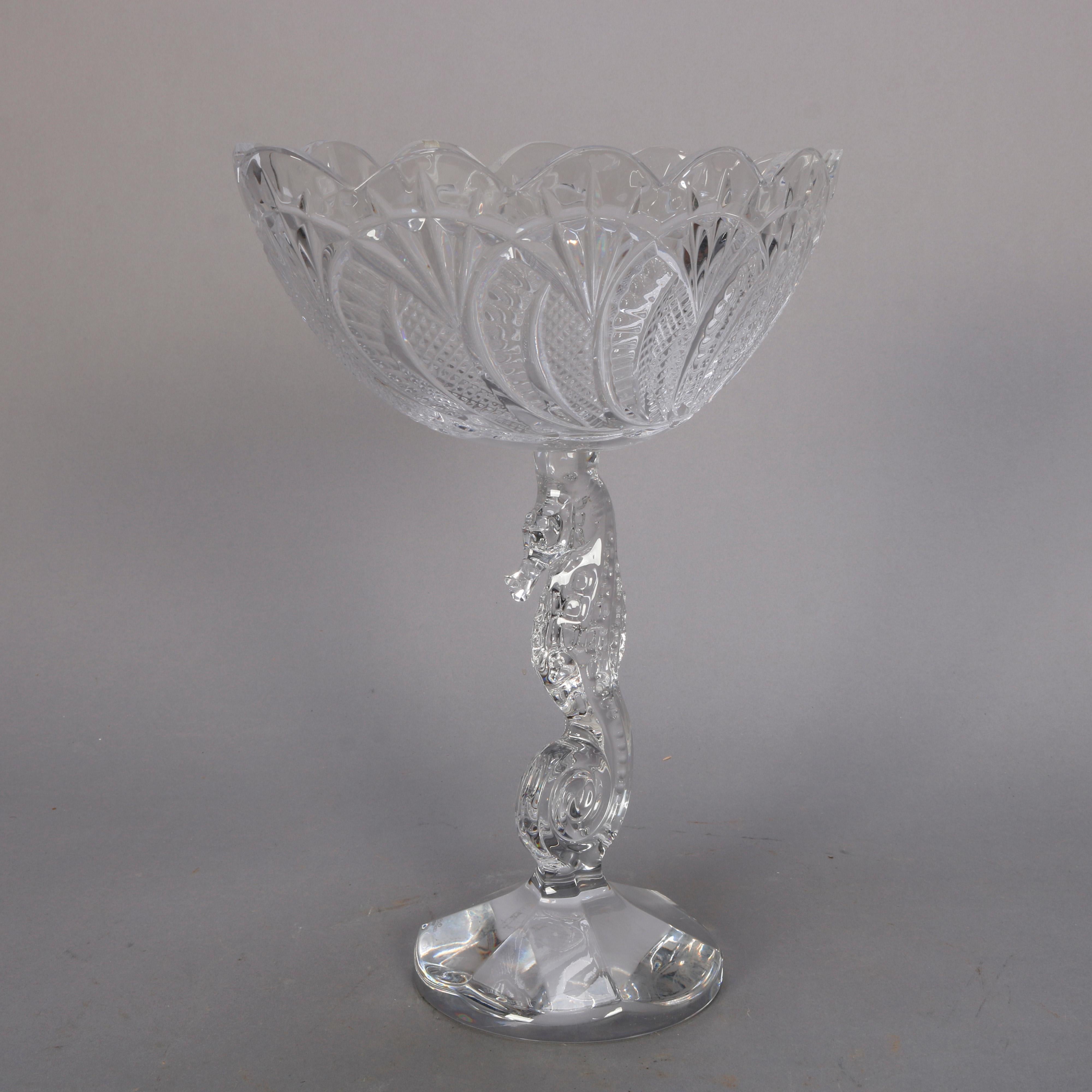 waterford double seahorse bowl